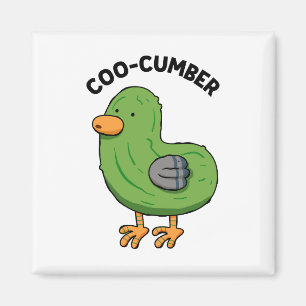 Aimant de jeu de mots sur le pigeon au cornichon
