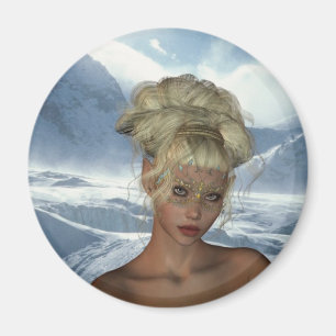 Aimant de jeune fille d'Elf