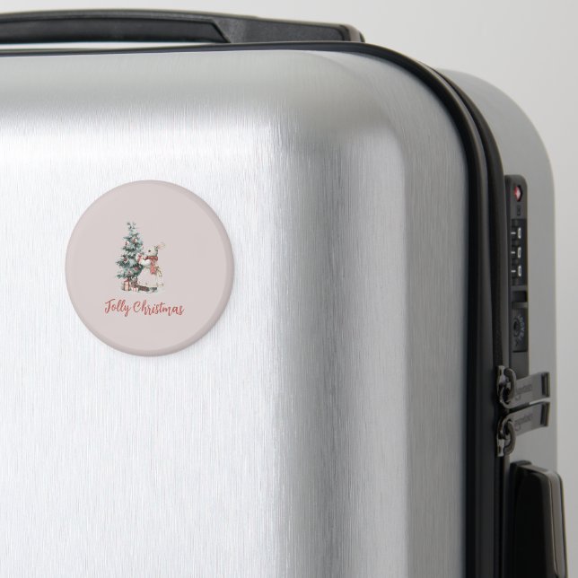 Aimant de Joie de Noël | Cadeau de Fête Amusant (In Situ (Bagages))