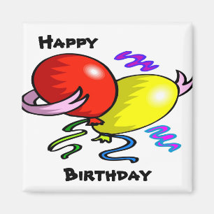 Aimant de joyeux anniversaire