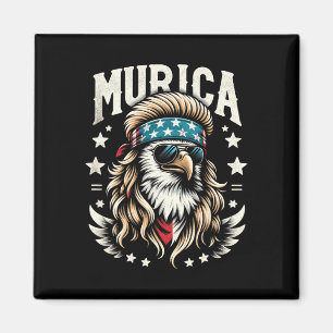 Aimant De Juillet Patriotic Funny Eagle Juillet 4 Usa Mur