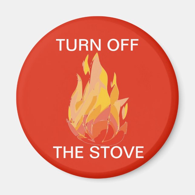 Aimant de la cuisinière de sécurité incendie (Devant)