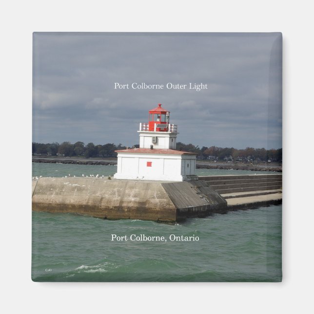 Aimant de la lumière extérieure de Port Colborne (Devant)