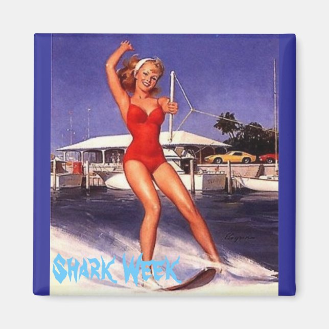 Aimant de la Semaine du requin (Devant)