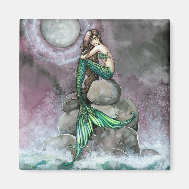 Aimant de la Sirène verte par Molly Harrison (Devant)