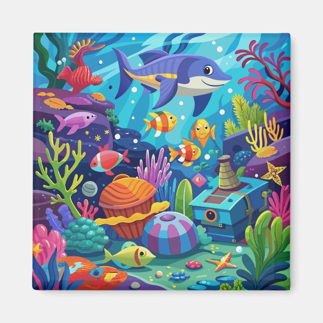 Aimant de la vie marine (Devant)