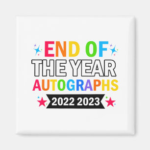 Aimant De L'Année Autographes 2023 2024 Dernier Jour De S