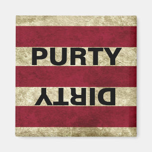 Aimant de lave-vaisselle de PURTY/DIRTY
