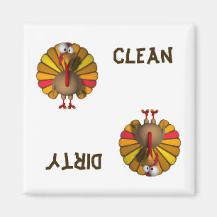 Aimant de lave-vaisselle de thanksgiving de la