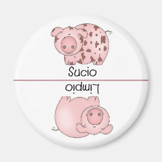 Aimant de lave-vaisselle espagnol propre