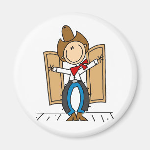 Aimant de l'entrée d'un cowboy