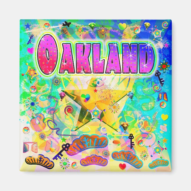 Aimant de l'époque d'Oakland (Devant)