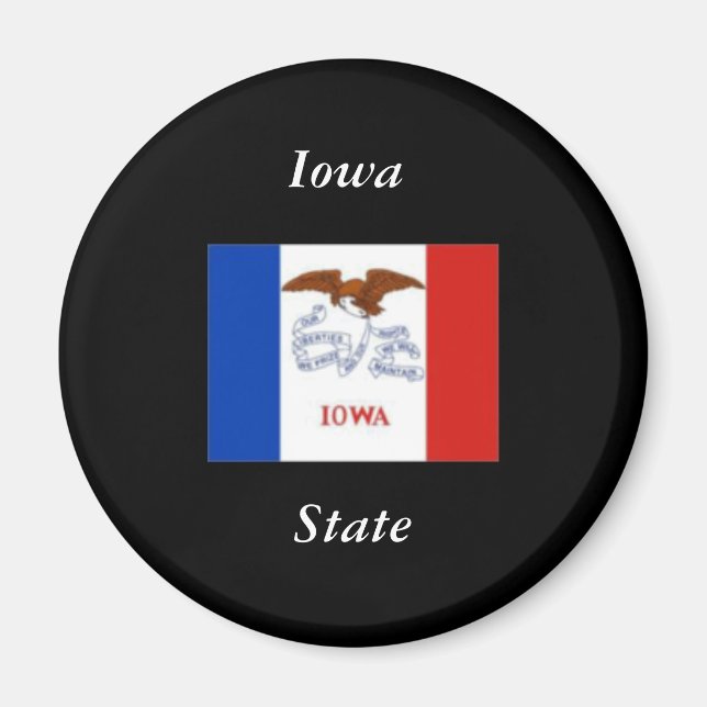 Aimant de l'État de l'Iowa (Devant)