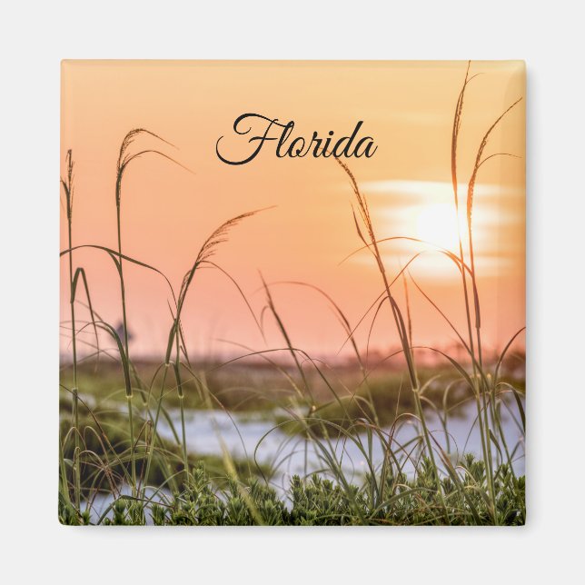 Aimant de lever de soleil de la mer de Floride (Devant)