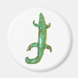aimant de lézard vert