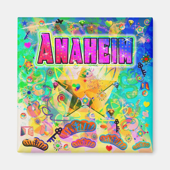 Aimant de l'heure d'Anaheim (Devant)