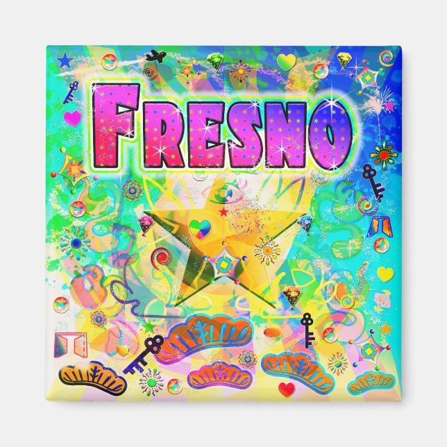 Aimant de l'Heure de l'Ère de Fresno (Devant)