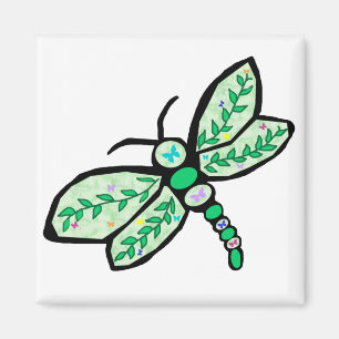 Aimant de libellule de papillon