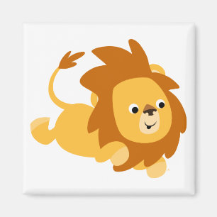 Aimant de Lion de jeu de dessin mignon