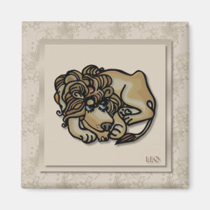 Aimant de Lion de signe de zodiaque