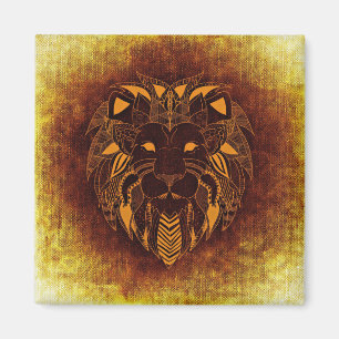 aimant de lion tribal