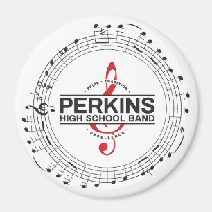 Aimant de logo de notes de musique