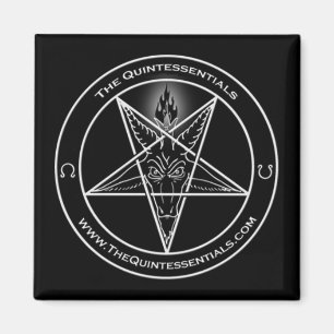 Aimant de logo de Quintessentials "Baphomet"