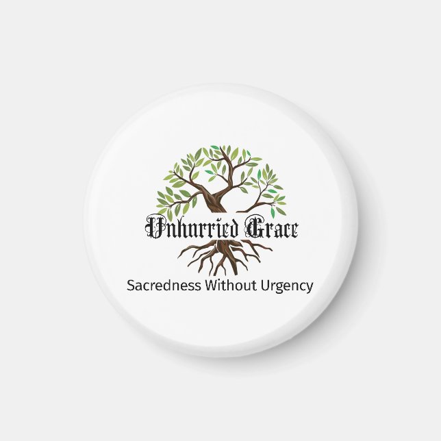 aimant de logo Unhurried Grace (Devant)