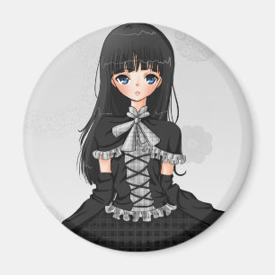 Aimant "de Lolita gothique"