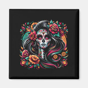Aimant De Los Muertos La Catrina Jour Du Gouvernement