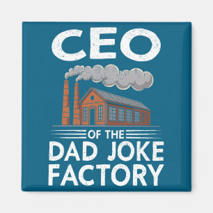 Aimant De L'Usine De Blagues De Papa Du PDG Des Hommes