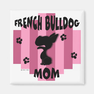 Aimant de maman de bouledogue français