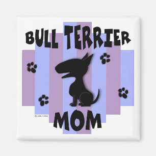 Aimant de maman de bull-terrier