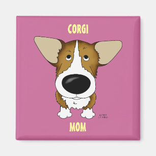 Aimant de maman de corgi de Gallois