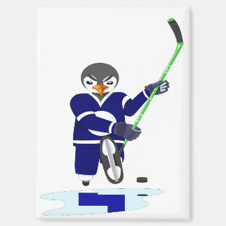 Aimant de manchot de hockey