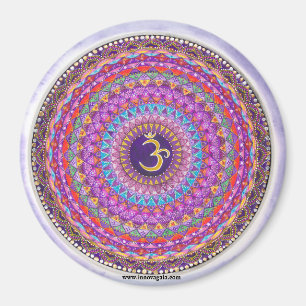 Aimant de mandala de Chakra de couronne