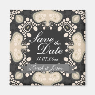 Aimant de mariage exotique moderne tribal pour ann