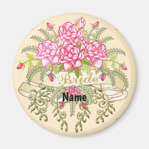 Aimant de mariage Rose Mariée