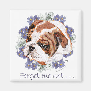 Aimant de mémoire de Bulldog Anglais