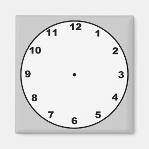 Aimant de modèle d'horloge