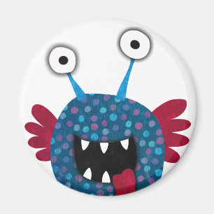 Aimant de monstre d'ange bleu