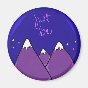 Aimant de montagnes pourpres