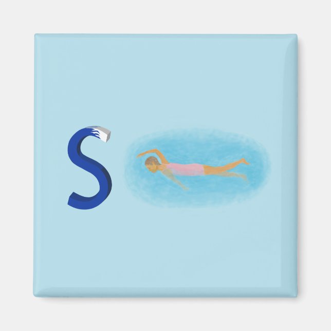 Aimant de natation (Devant)