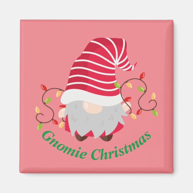 Aimant de Noël Gnomie (Devant)
