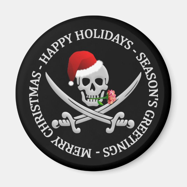 Aimant de Noël Pirate (Devant)