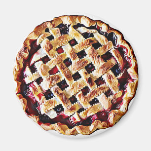 Aimant de nourriture d'amusement de tarte de