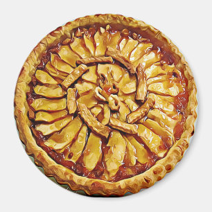 Aimant de nourriture de tarte aux pommes