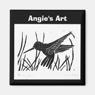 Aimant de "oiseau de ronflement" de l'art d'Angie