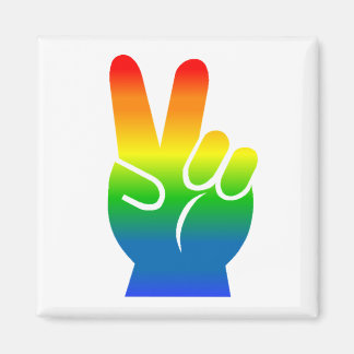 Aimant de paix gay pride