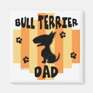 Aimant de papa de bull-terrier